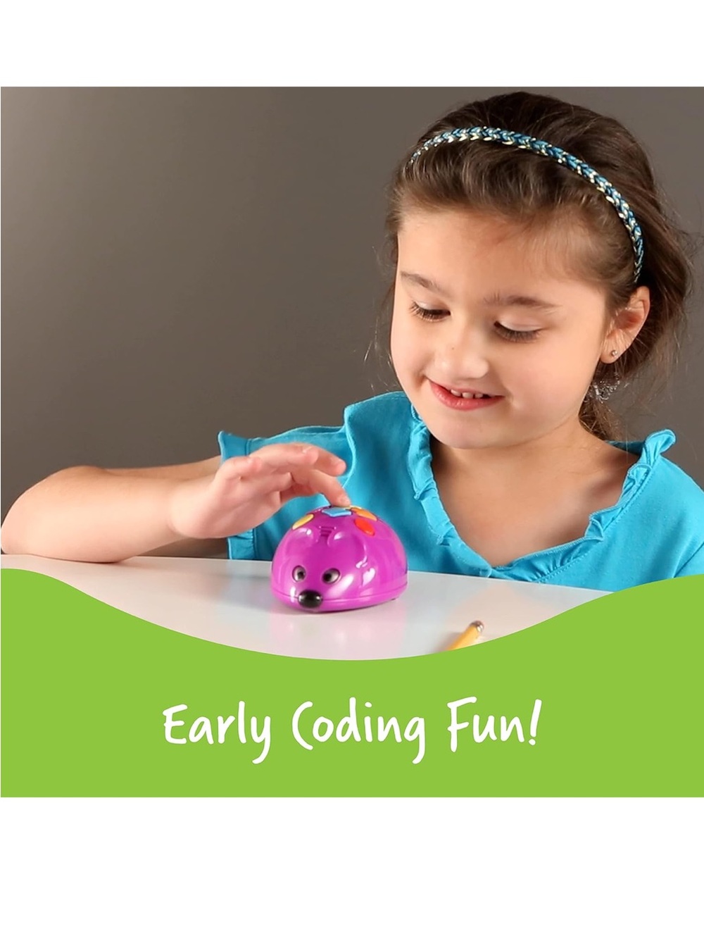Learning Resources Code & Go Robot Mouse - Purple - STEM Coding Toy - Picture 2 of 9